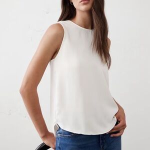 Banana Republic Classic White Tank Top